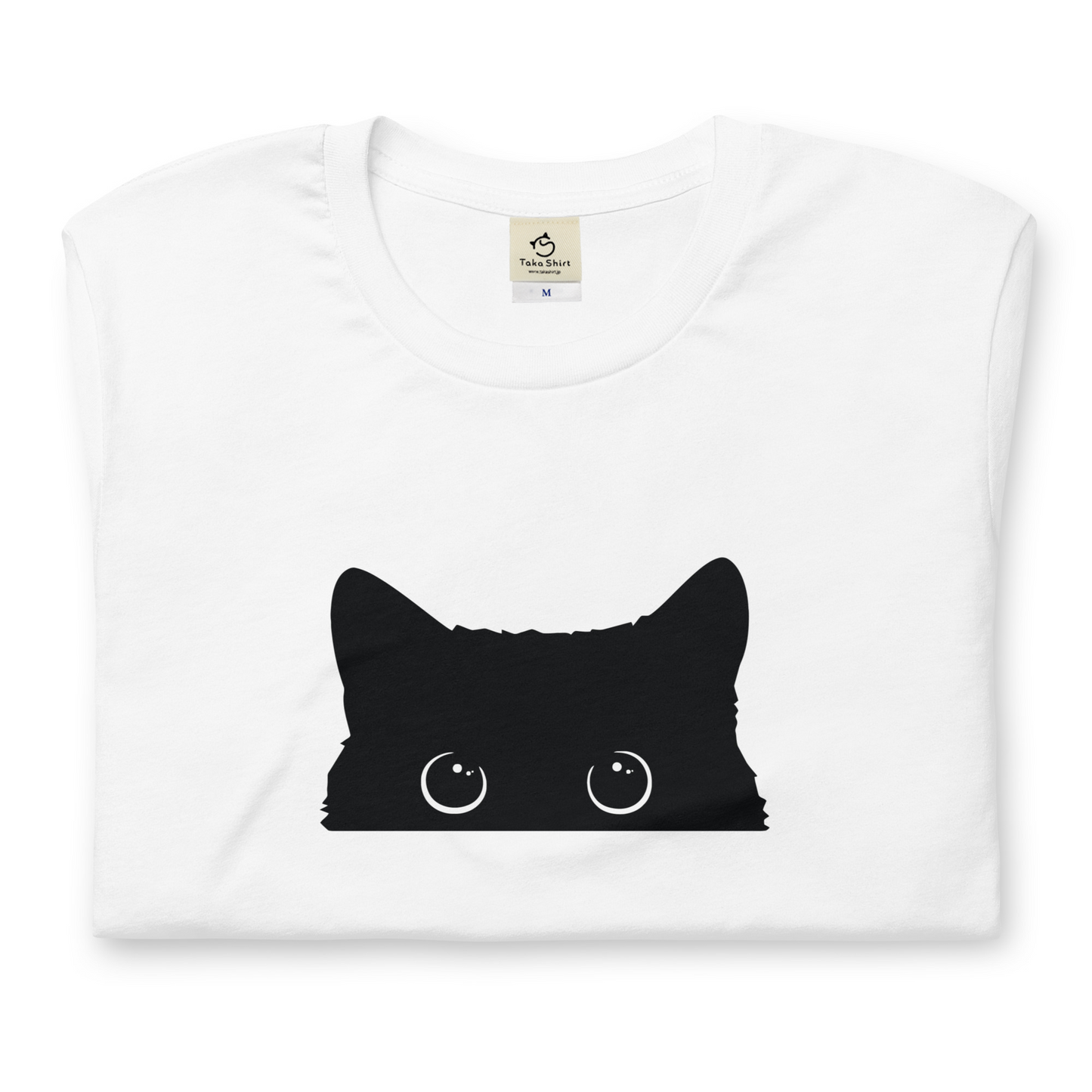 猫tシャツ ねこ 猫イラスト 可愛い黒い猫|アダルト&キッズサイズ.