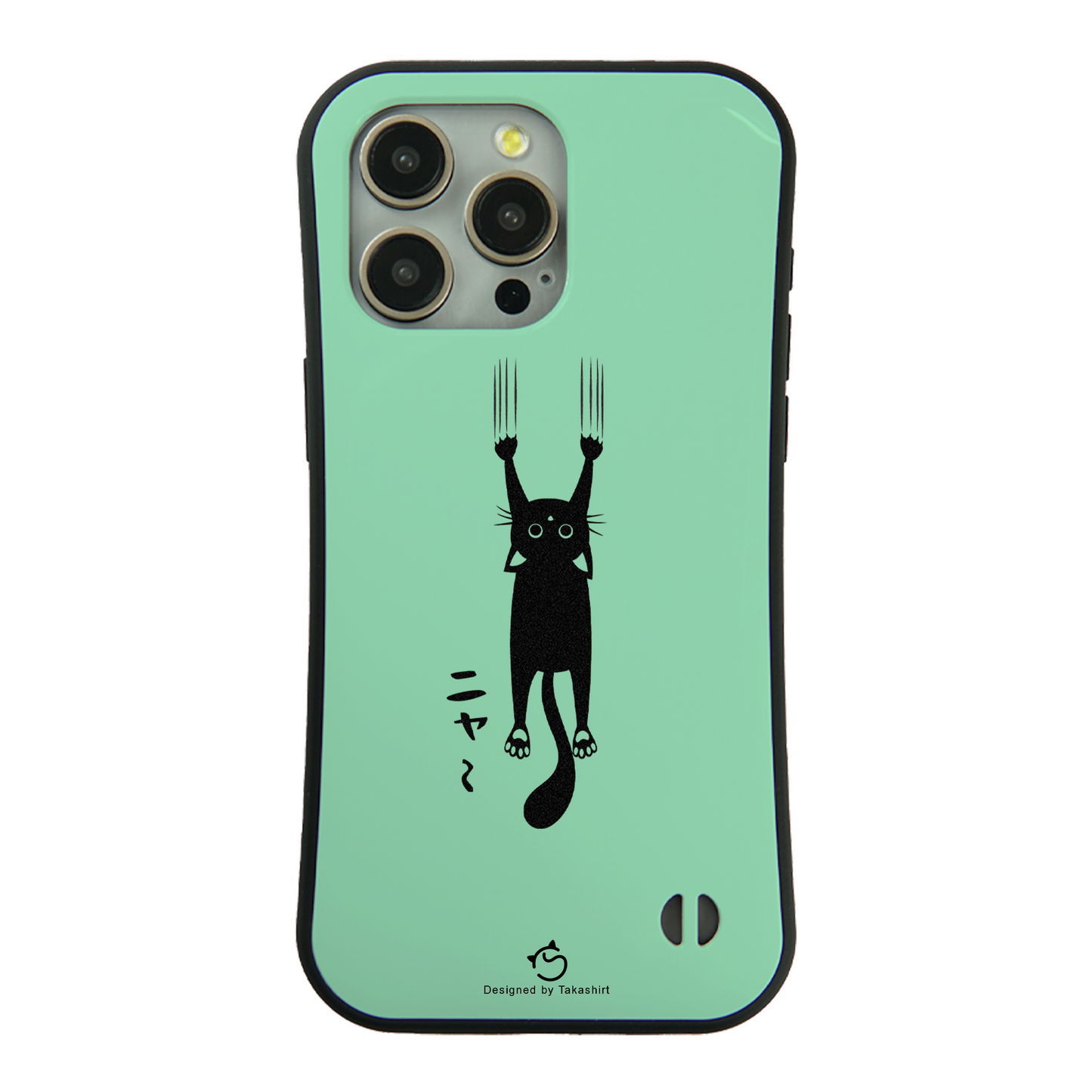ケース ねこ 猫イラスト 引っ掻く猫 2 スマホ ケース iPhone8, SE2, SE3 ~ ケース iPhone16シリーズ
