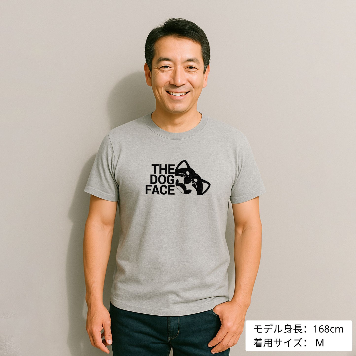 犬 tシャツ 犬イラスト 柴犬 THE DOG FACE |アダルト&キッズサイズ