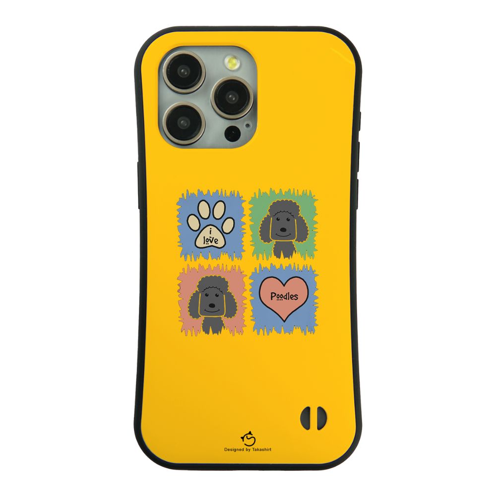 ケース いぬ 犬 イラスト トイ プードル ベター スマホ ケース iPhone8, SE2, SE3 ~ ケースiPhone17シリーズ