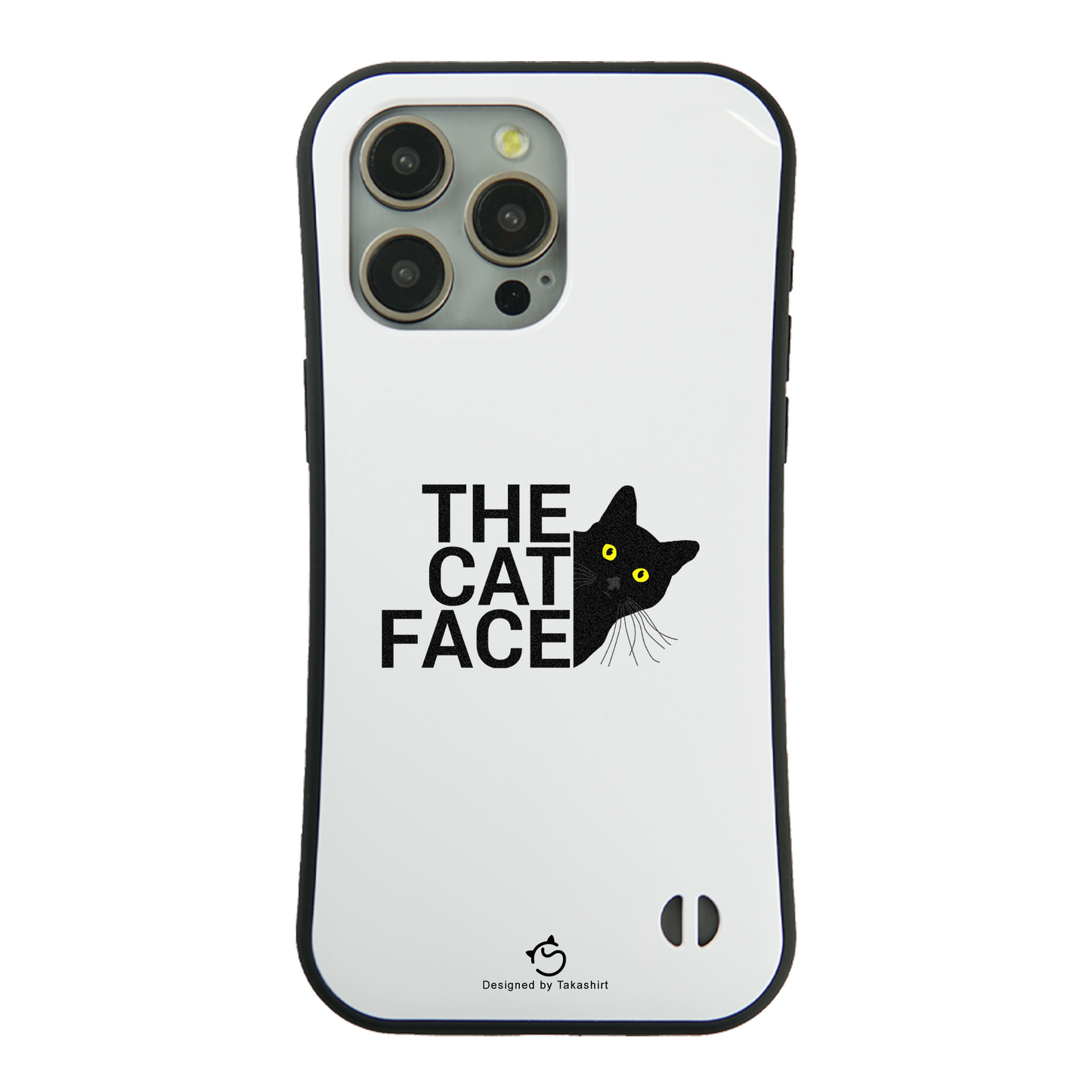 ケース ねこ 猫イラスト The Cat Face2 スマホ ケース iPhone8, SE2, SE3 ~ ケース iPhone16シリーズ