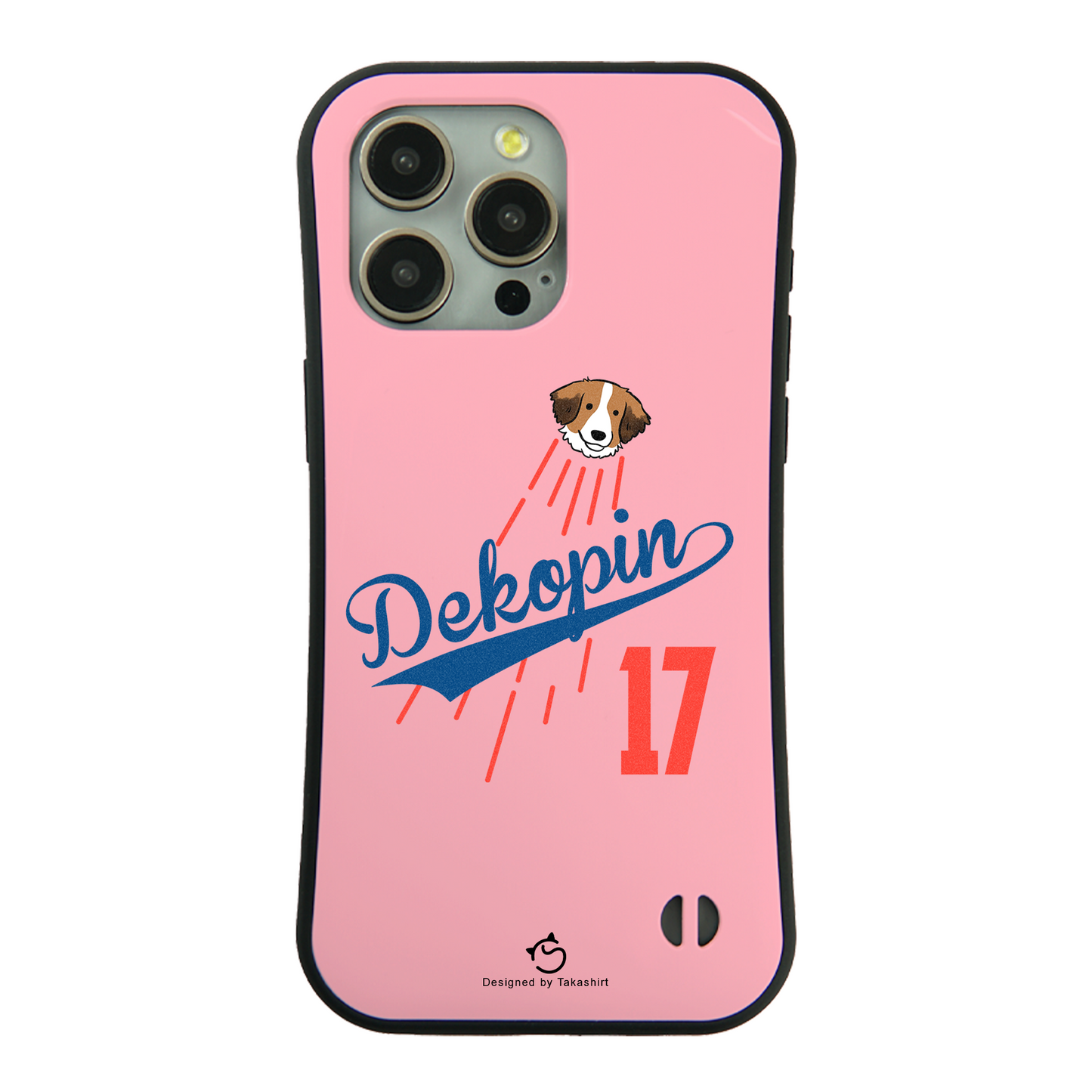デコピン ケース いぬ 犬 コーイケルホンディエイラスト Dekopin スマホ ケース iPhone8, SE2, SE3 ~ ケース iPhone16セリア