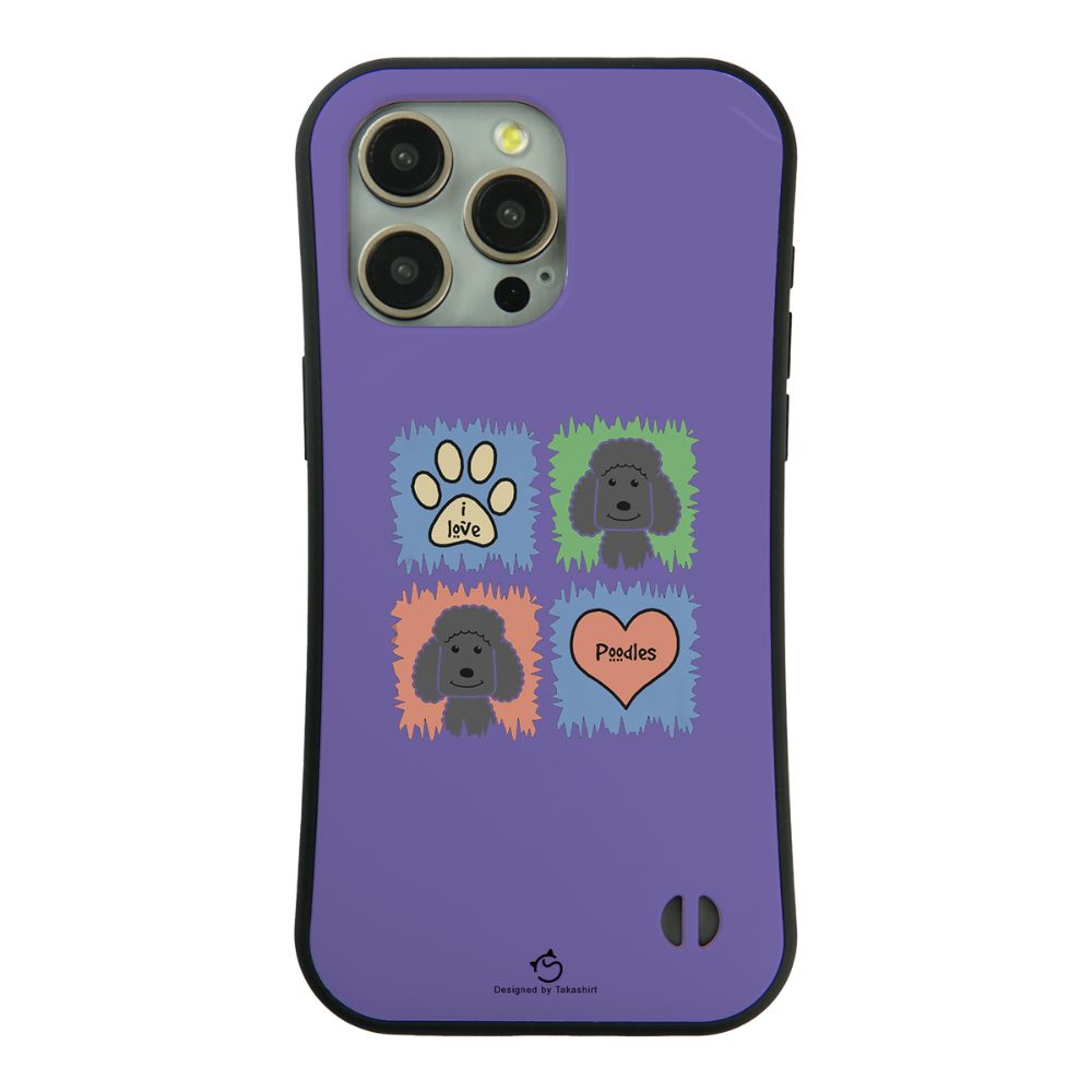 ケース いぬ 犬 イラスト トイ プードル ベター スマホ ケース iPhone8, SE2, SE3 ~ ケース iPhone16シリーズ