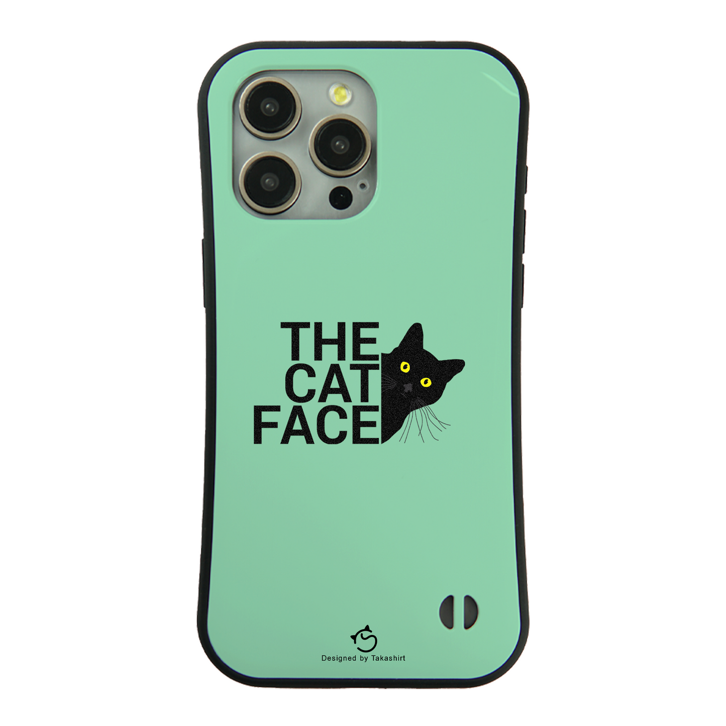 ケース ねこ 猫イラスト The Cat Face2 スマホ ケース iPhone8, SE2, SE3 ~ ケース iPhone16シリーズ