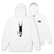 猫 フルジップ パーカ ねこ かわいい 猫イラスト The Cat Face & 引っ掻く猫 |フロント&バックプリント