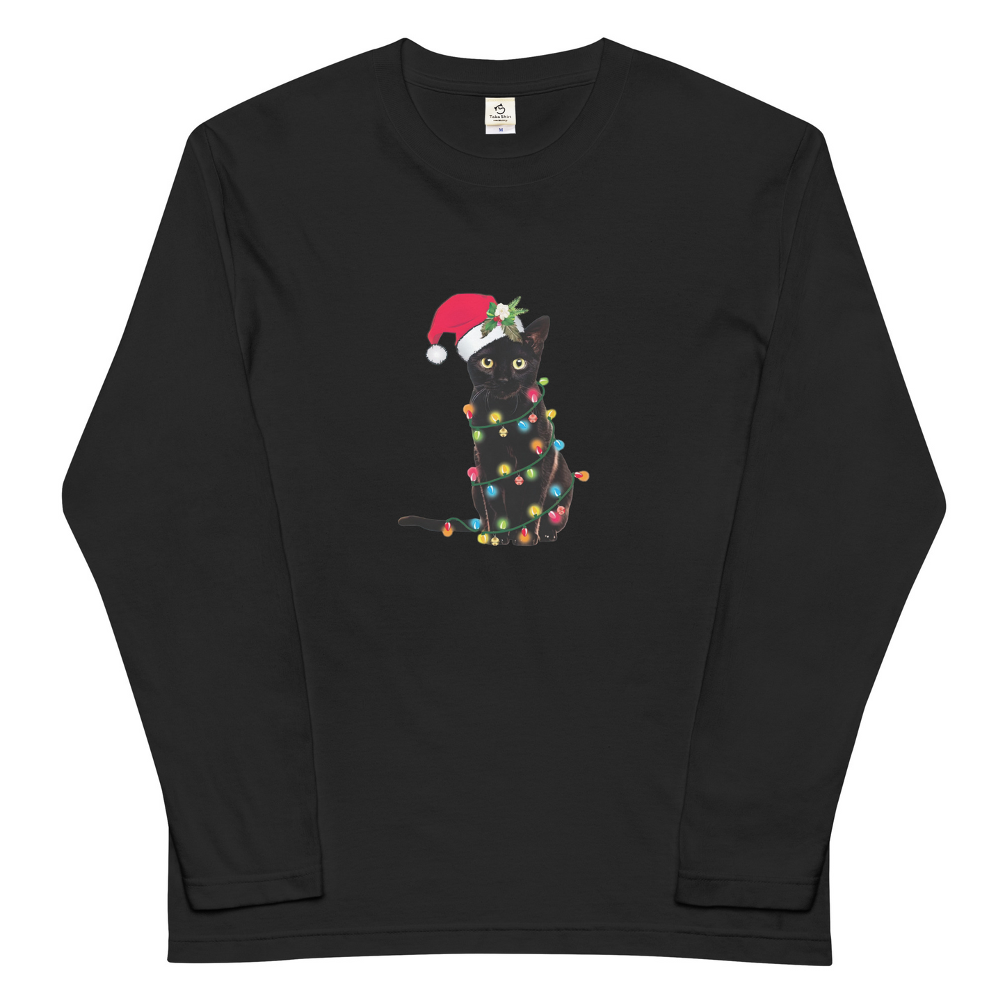 【クリスマス限定商品】猫 ロン t 猫 長袖 t シャツ ねこ 猫イラスト 猫クリスマス.