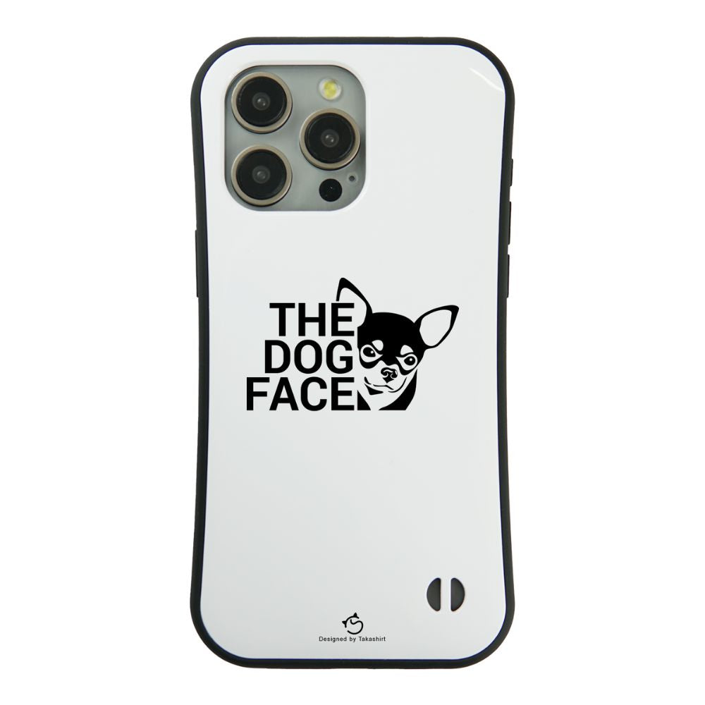 ケース いぬ 犬 イラスト チワワ THE DOG FACE スマホ ケース iPhone8, SE2, SE3 ~ ケース iPhone16シリーズ