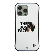 ケース いぬ 犬 イラスト ダックス フンド THE DOG FACE スマホ ケース iPhone8, SE2, SE3 ~ ケースiPhone17シリーズ