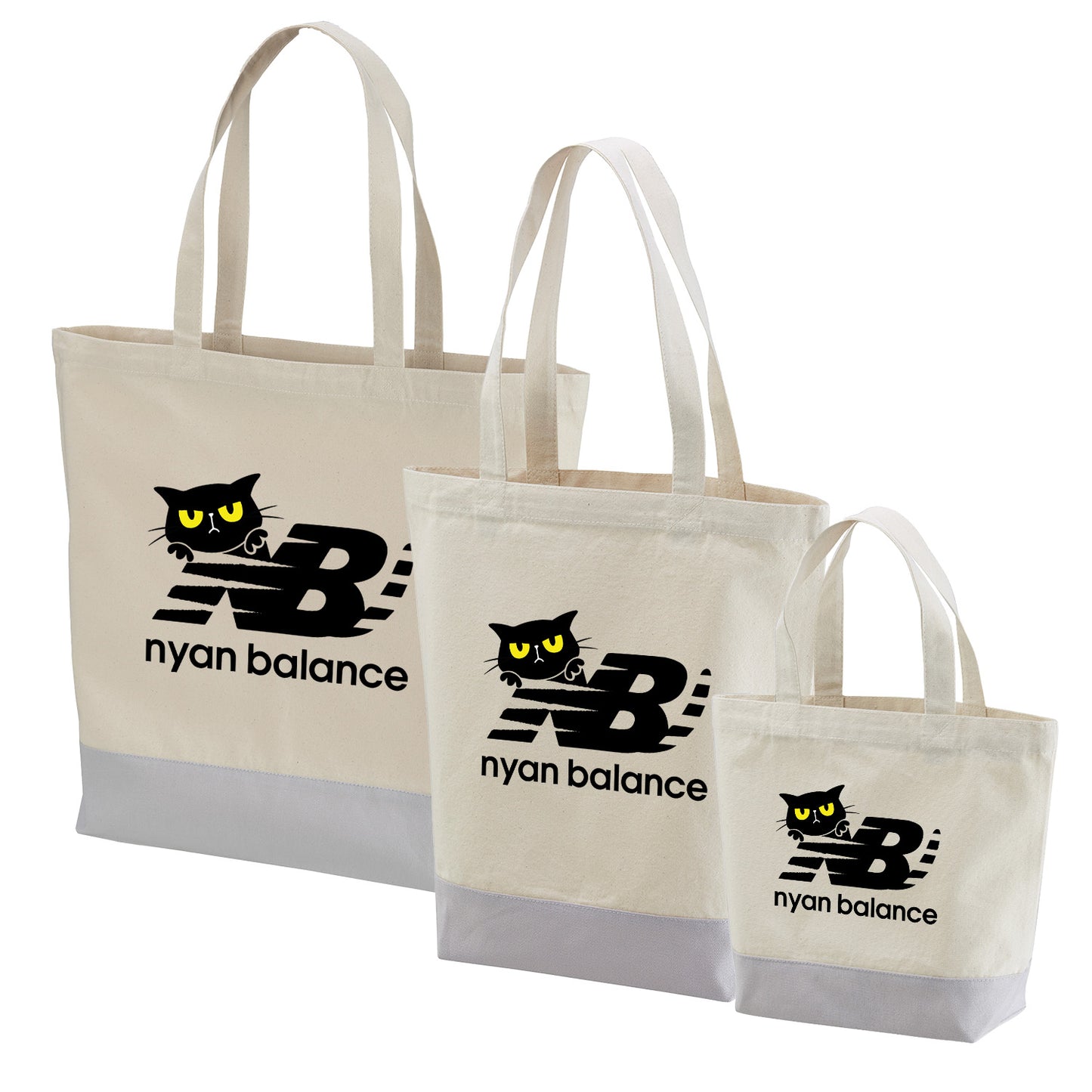 猫トート バッグ 猫 エコ バッグ Nyan Balance