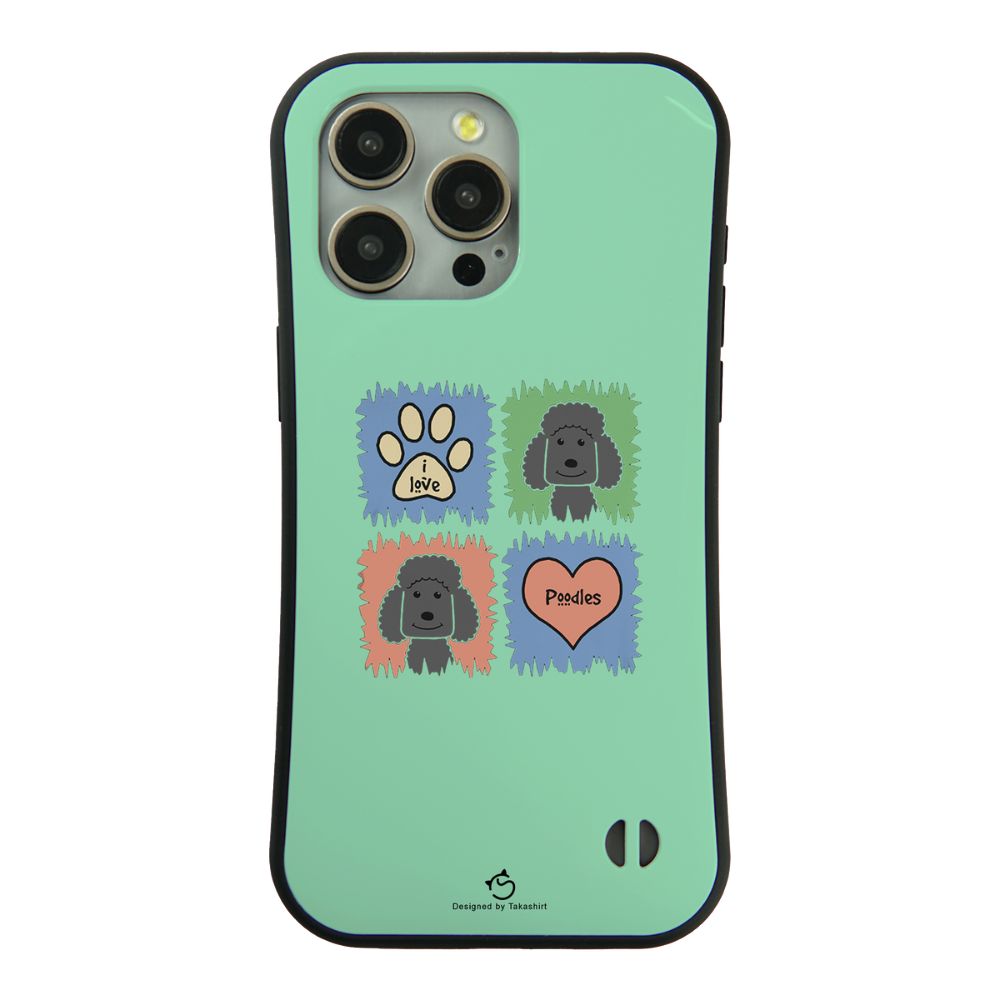 ケース いぬ 犬 イラスト トイ プードル ベター スマホ ケース iPhone8, SE2, SE3 ~ ケース iPhone16シリーズ