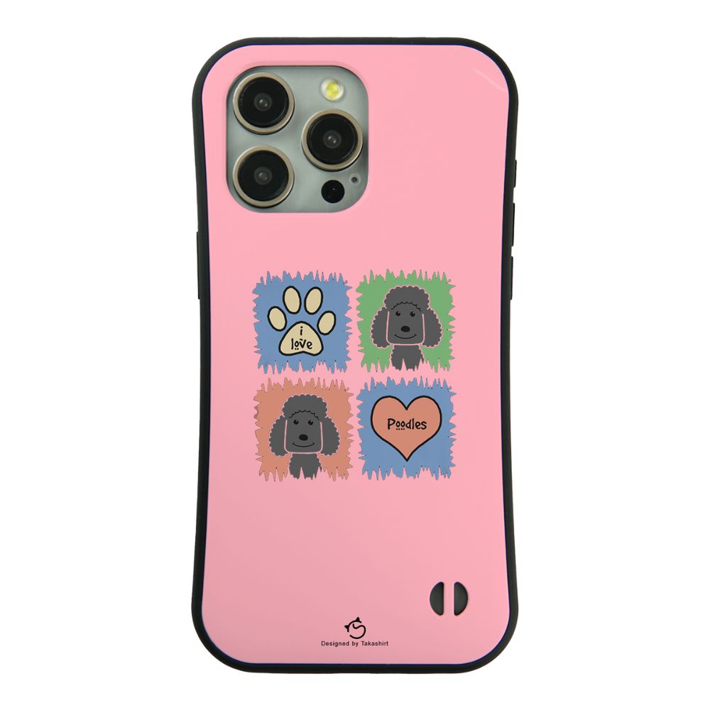 ケース いぬ 犬 イラスト トイ プードル ベター スマホ ケース iPhone8, SE2, SE3 ~ ケース iPhone16シリーズ