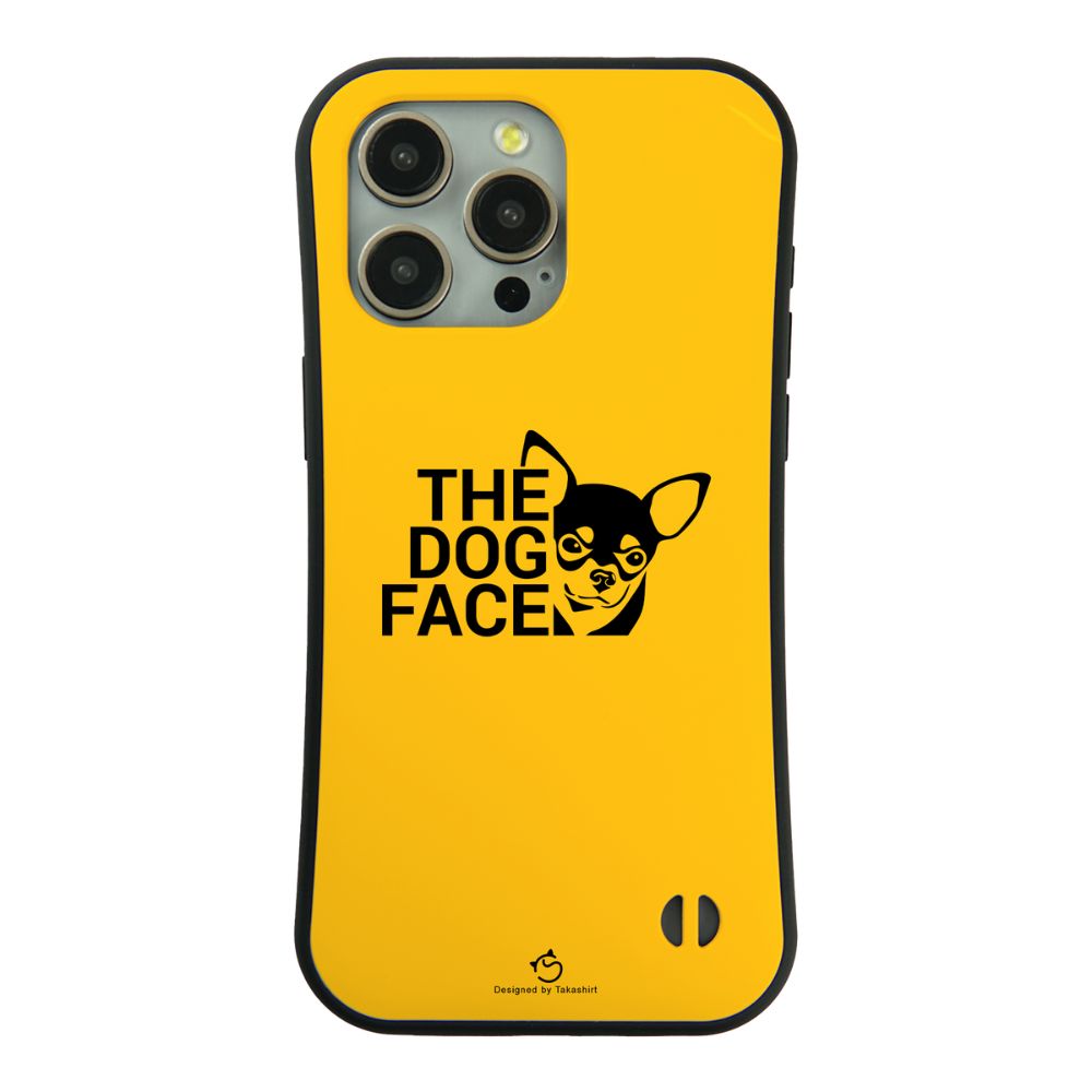 ケース いぬ 犬 イラスト チワワ THE DOG FACE スマホ ケース iPhone8, SE2, SE3 ~ ケース iPhone16シリーズ