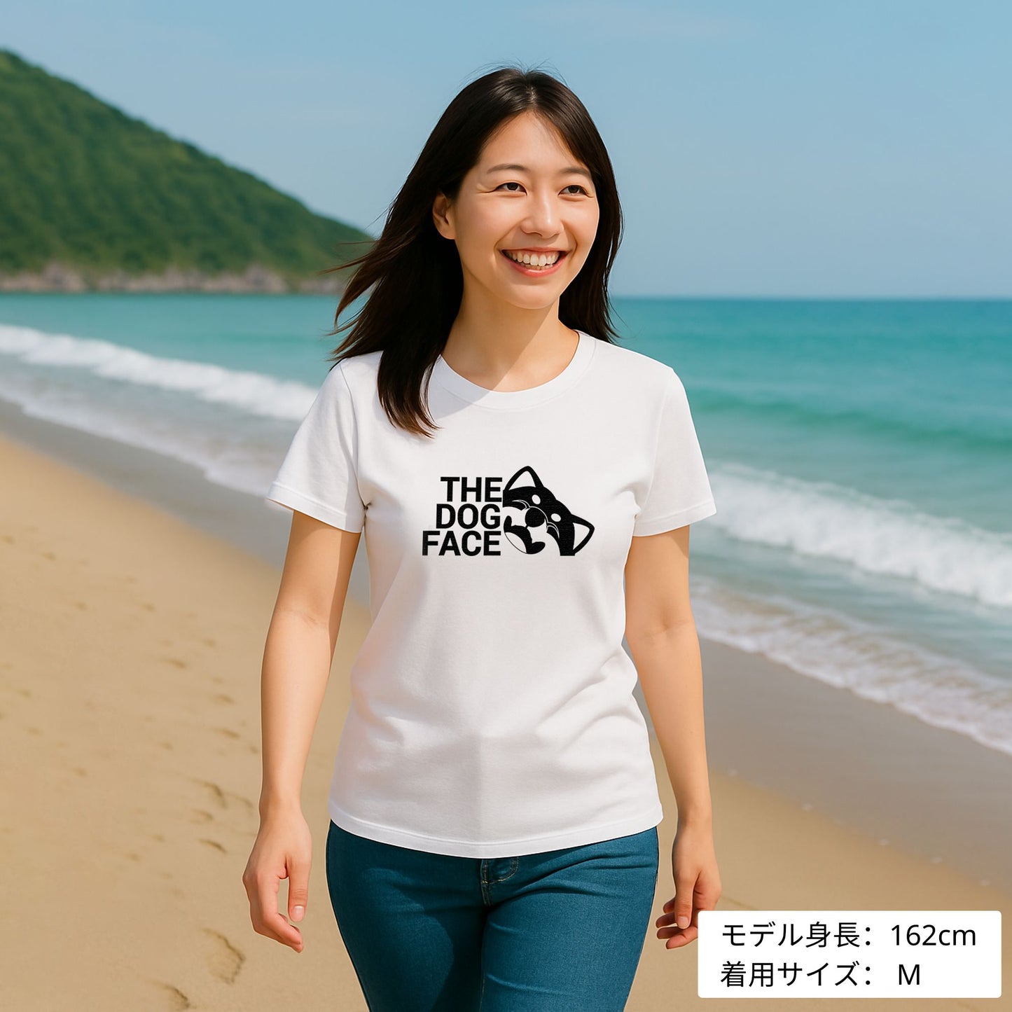 犬 tシャツ 犬イラスト 柴犬 THE DOG FACE |アダルト&キッズサイズ