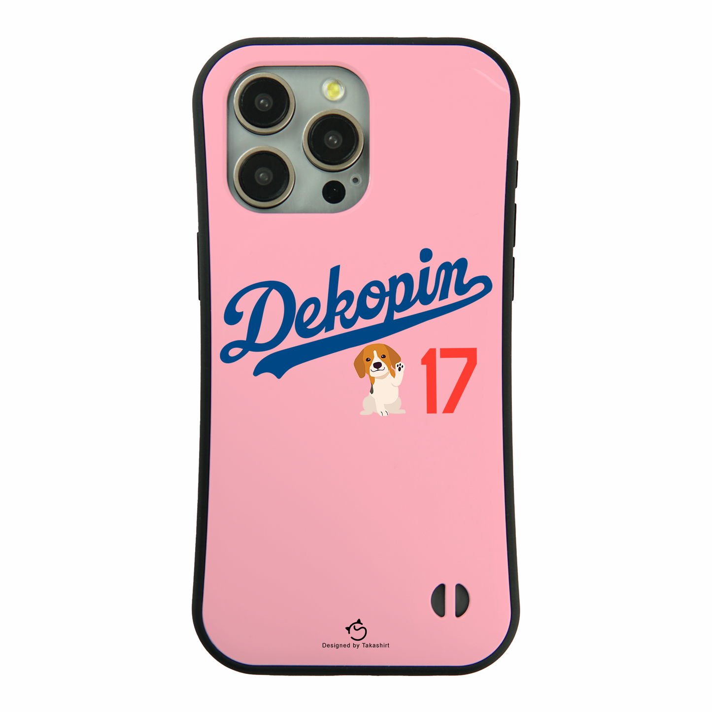 デコピン ケース いぬ 犬 コーイケルホンディエイラスト Dekopin3スマホ ケース iPhone8, SE2, SE3 ~ ケースiPhone17シリーズ