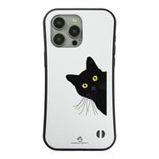 ケース ねこ 猫イラスト覗き見する猫 スマホ ケース iPhone8, SE2, SE3 ~ ケースiPhone17シリーズ