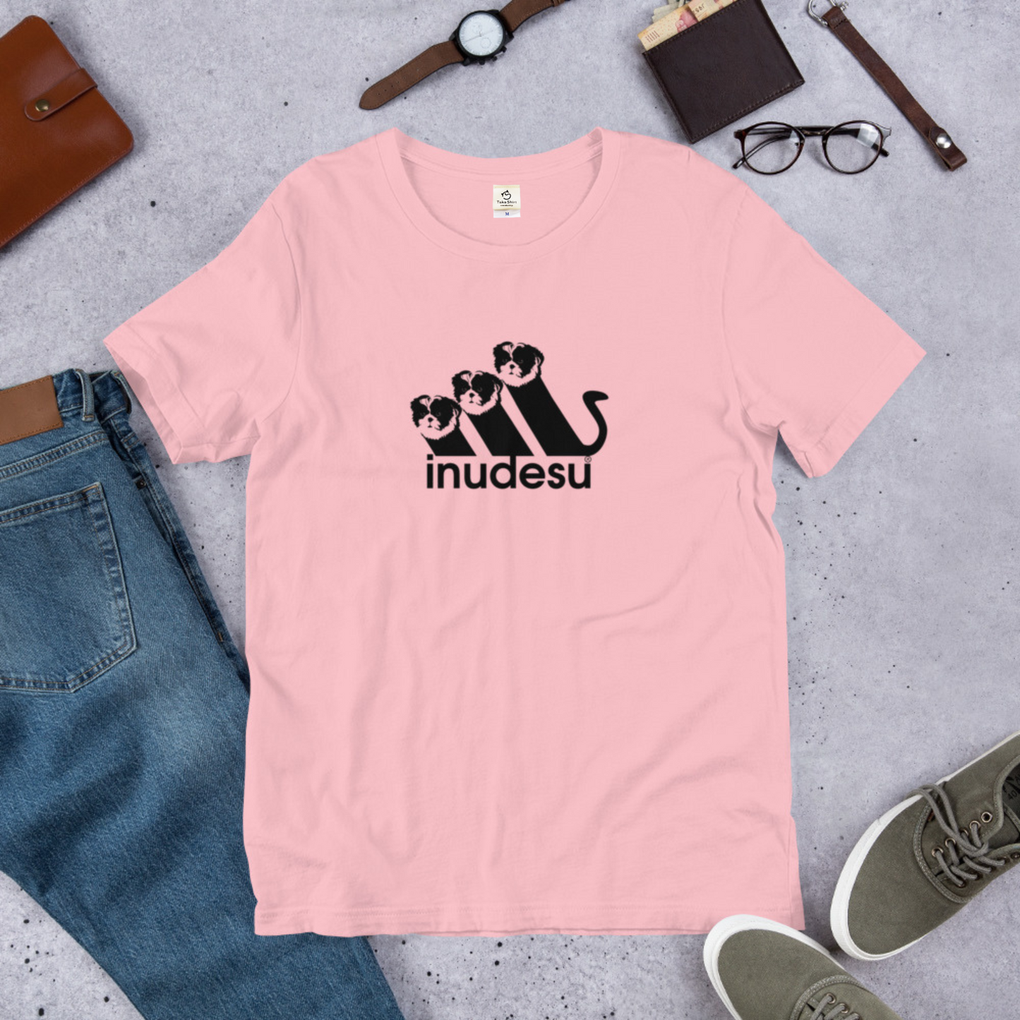 犬 tシャツ 犬イラスト シーズー INUDESU |アダルト&キッズサイズ.