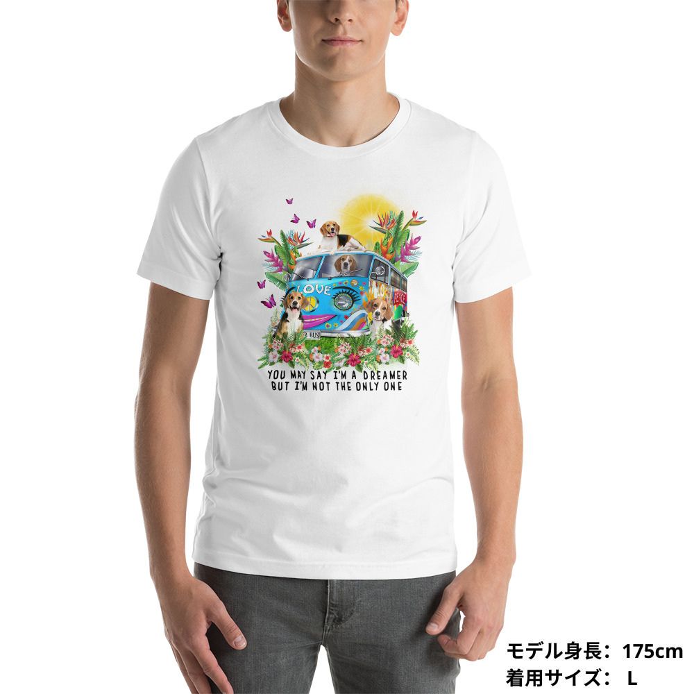 犬 tシャツ 犬イラスト ビーグル|アダルト&キッズサイズ.