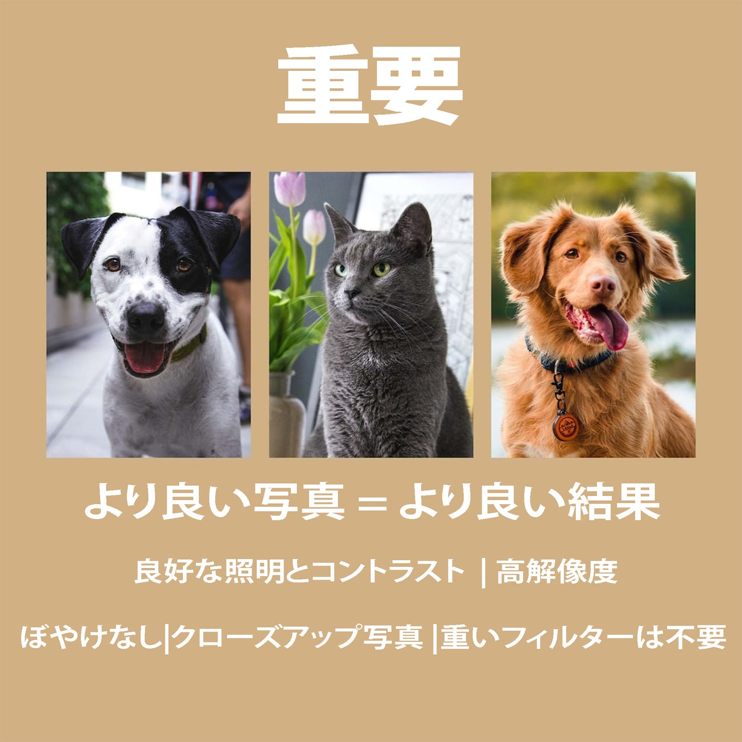 【名入れ&写真入れ】うちの子 オリジナル アート写真プリント トートバック お誕生日 クリスマス 母の日プレゼント ペット猫 犬 名入れ.