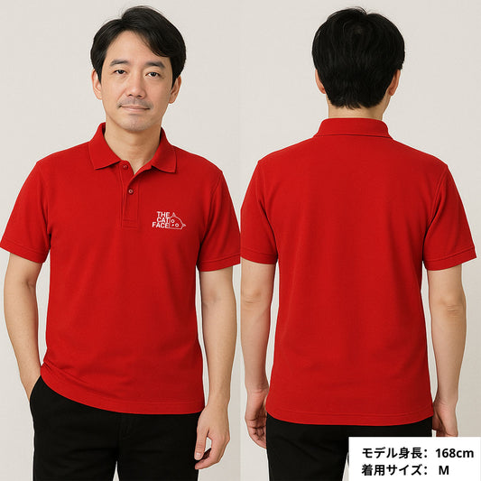THE CAT FACE 猫ポロシャツ ねこ メンズ レディース 吸汗速乾 還暦祝い敬老の日 父の日 母の日 ギフト