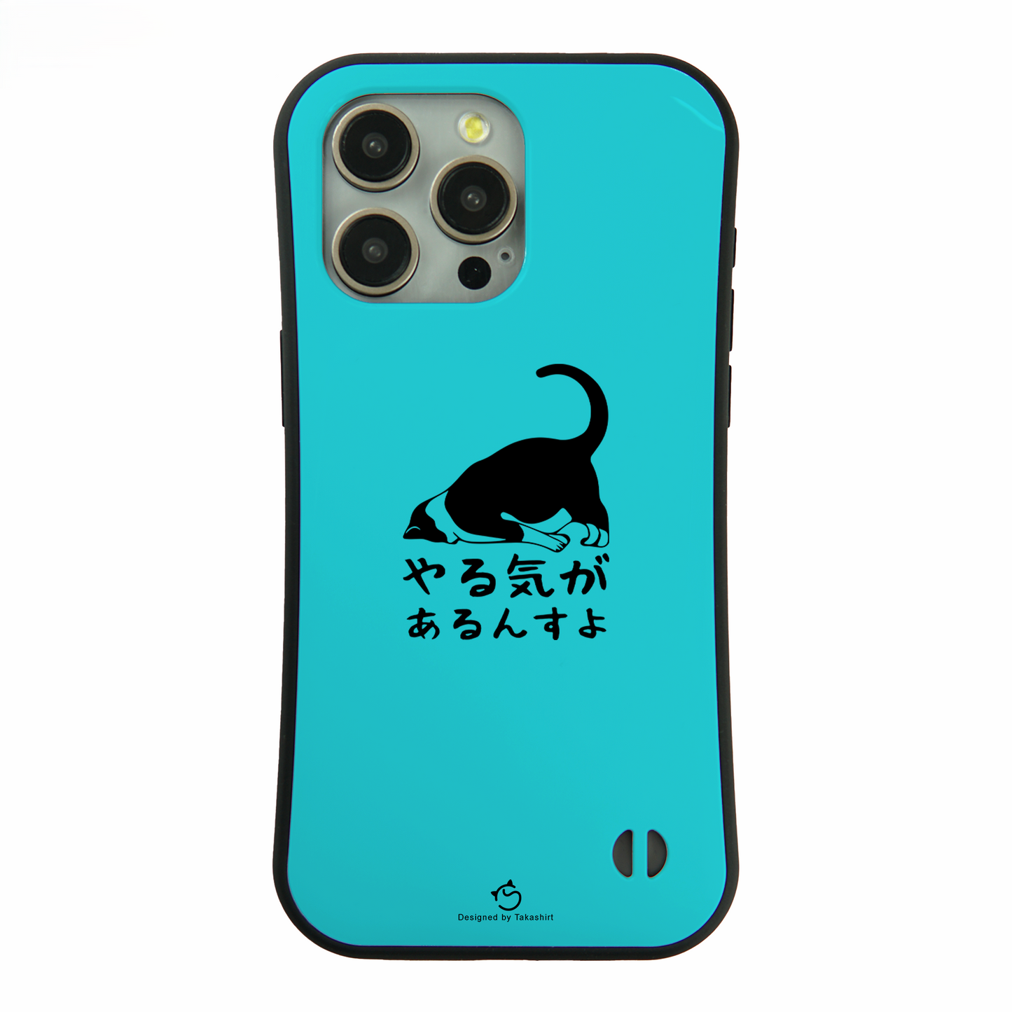 ケース ねこ 猫イラストハチワレ猫やる気があるんすよ スマホ ケース iPhone8, SE2, SE3 ~ ケース iPhone16シリーズ