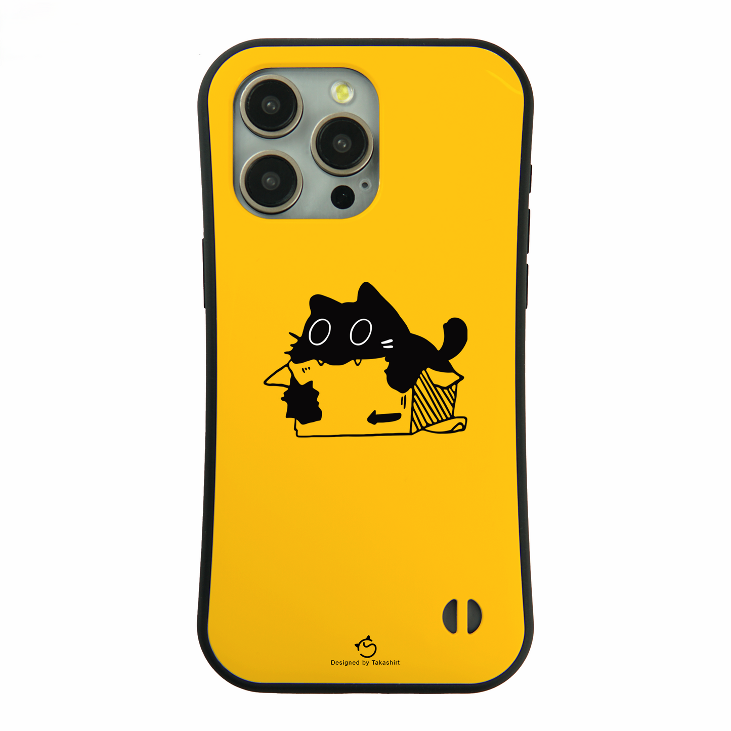 ケース ねこ 猫イラスト 段ボールが好きな猫 スマホ ケース iPhone8, SE2, SE3 ~ ケース iPhone16シリーズ