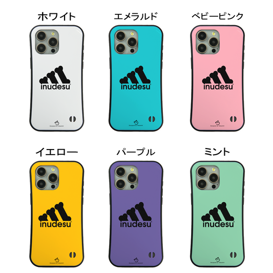 ケース いぬ 犬 イラスト INUDESU スマホ ケース iPhone8, SE2, SE3 ~ ケースiPhone17シリーズ