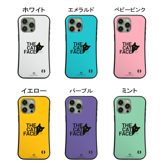ケース ねこ 猫イラスト The Cat Face2 スマホ ケース iPhone8, SE2, SE3 ~ ケース iPhone16シリーズ