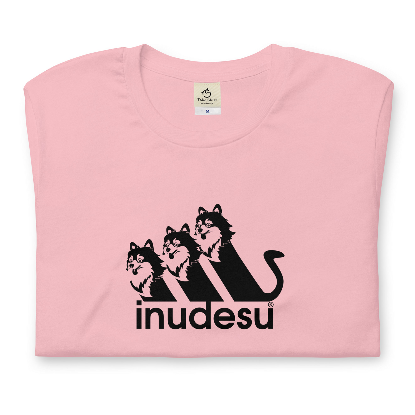 犬 tシャツ 犬イラスト ポメラニアン INUDESU |アダルト&キッズサイズ.