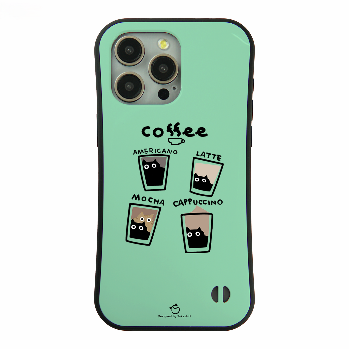 ケース ねこ 猫イラスト 猫カフェ1 スマホ ケース iPhone8, SE2, SE3 ~ ケース iPhone16シリーズ