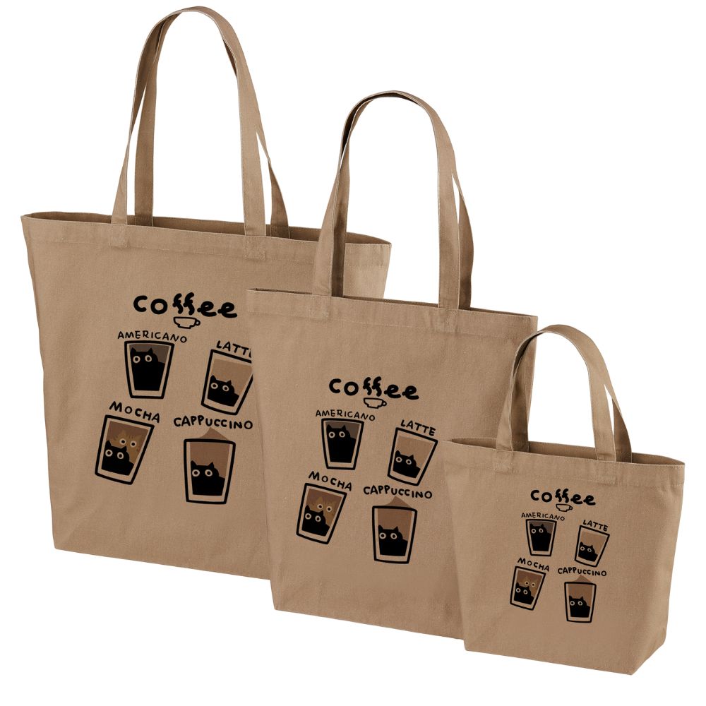 猫トート バッグ 猫 エコ バッグ 猫カフェ Coffee Cat.