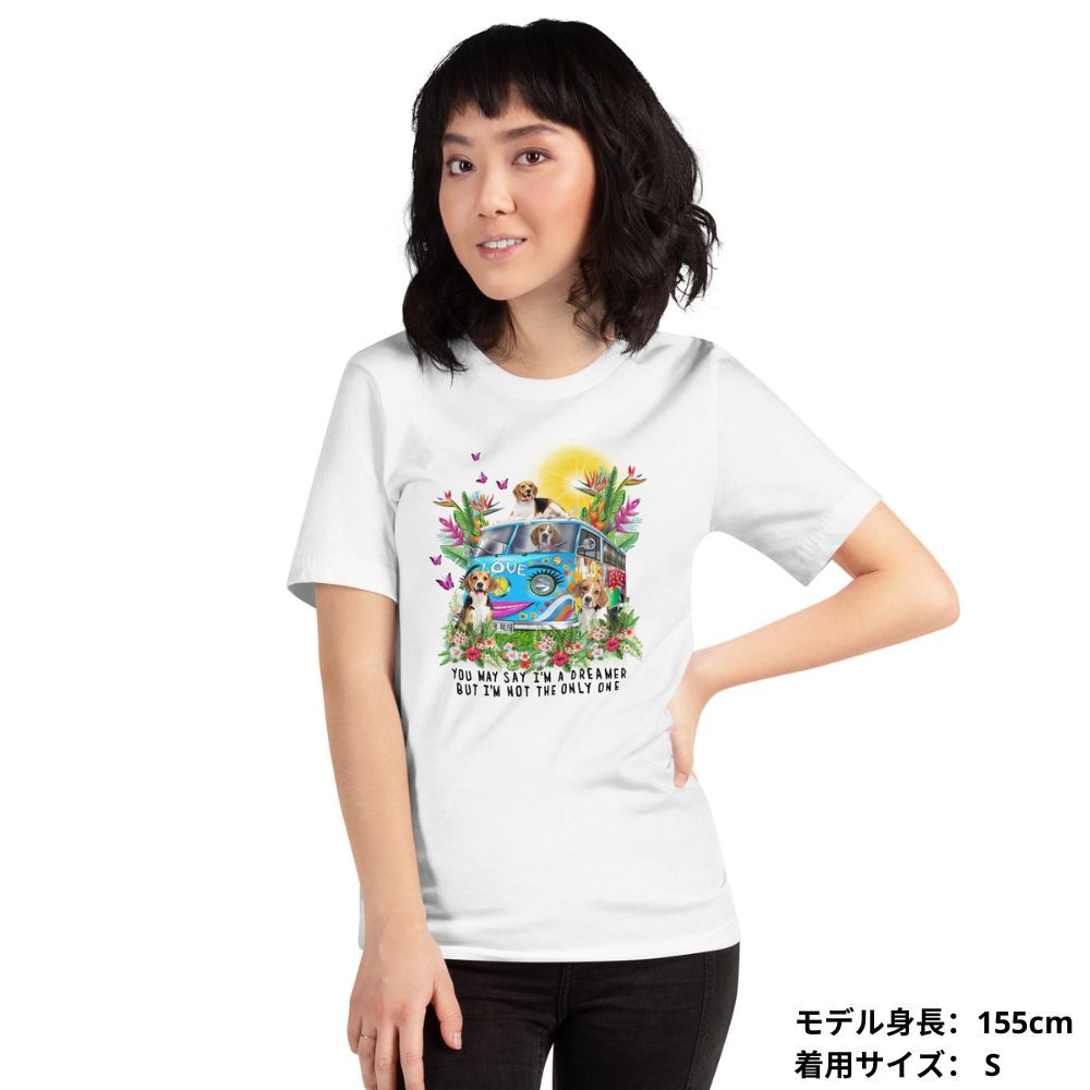 犬 tシャツ 犬イラスト ビーグル|アダルト&キッズサイズ.