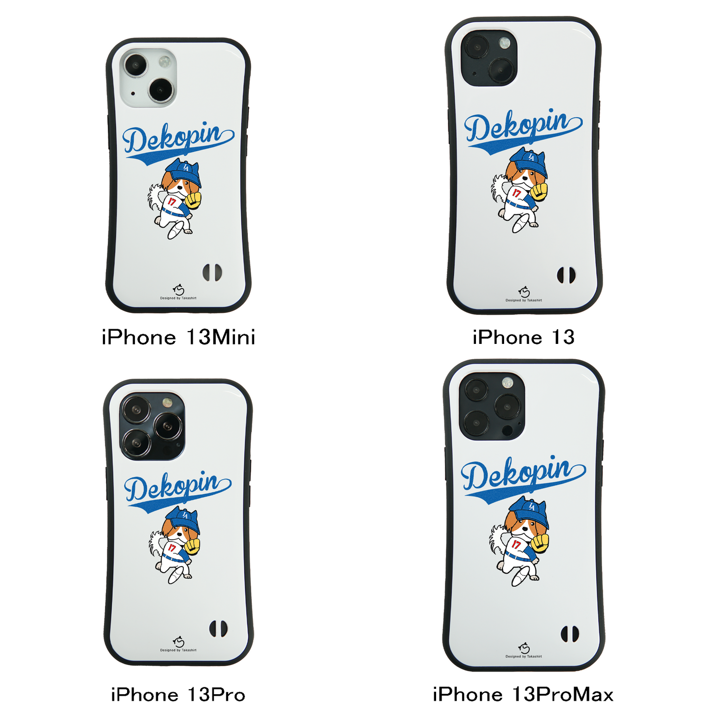 デコピン ケース いぬ 犬 コーイケルホンディエイラスト Dekopin スマホ ケース iPhone8, SE2, SE3 ~ ケース iPhone16セリア