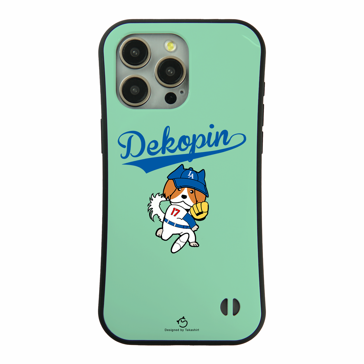 デコピン ケース いぬ 犬 コーイケルホンディエイラスト Dekopin スマホ ケース iPhone8, SE2, SE3 ~ ケースiPhone17シリーズ