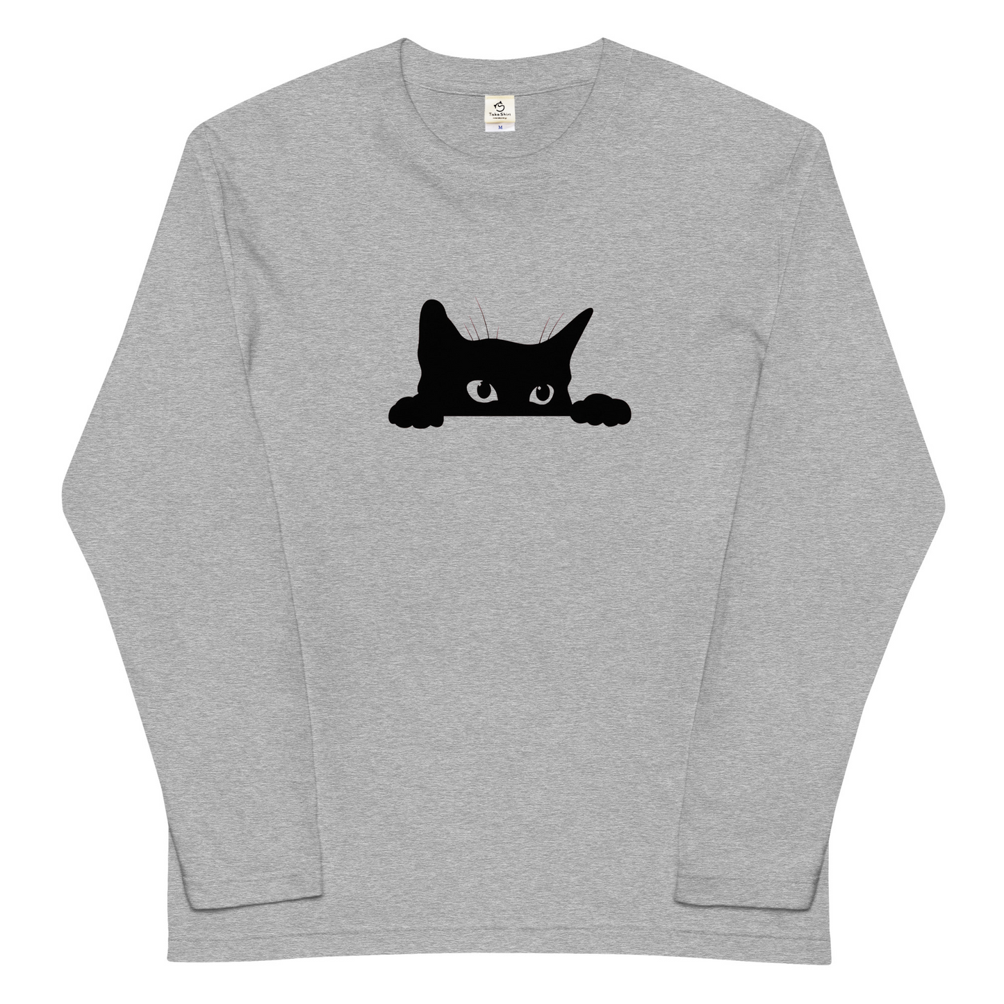 猫 ロン t 猫 長袖 t シャツ ねこ 可愛い猫イラスト.