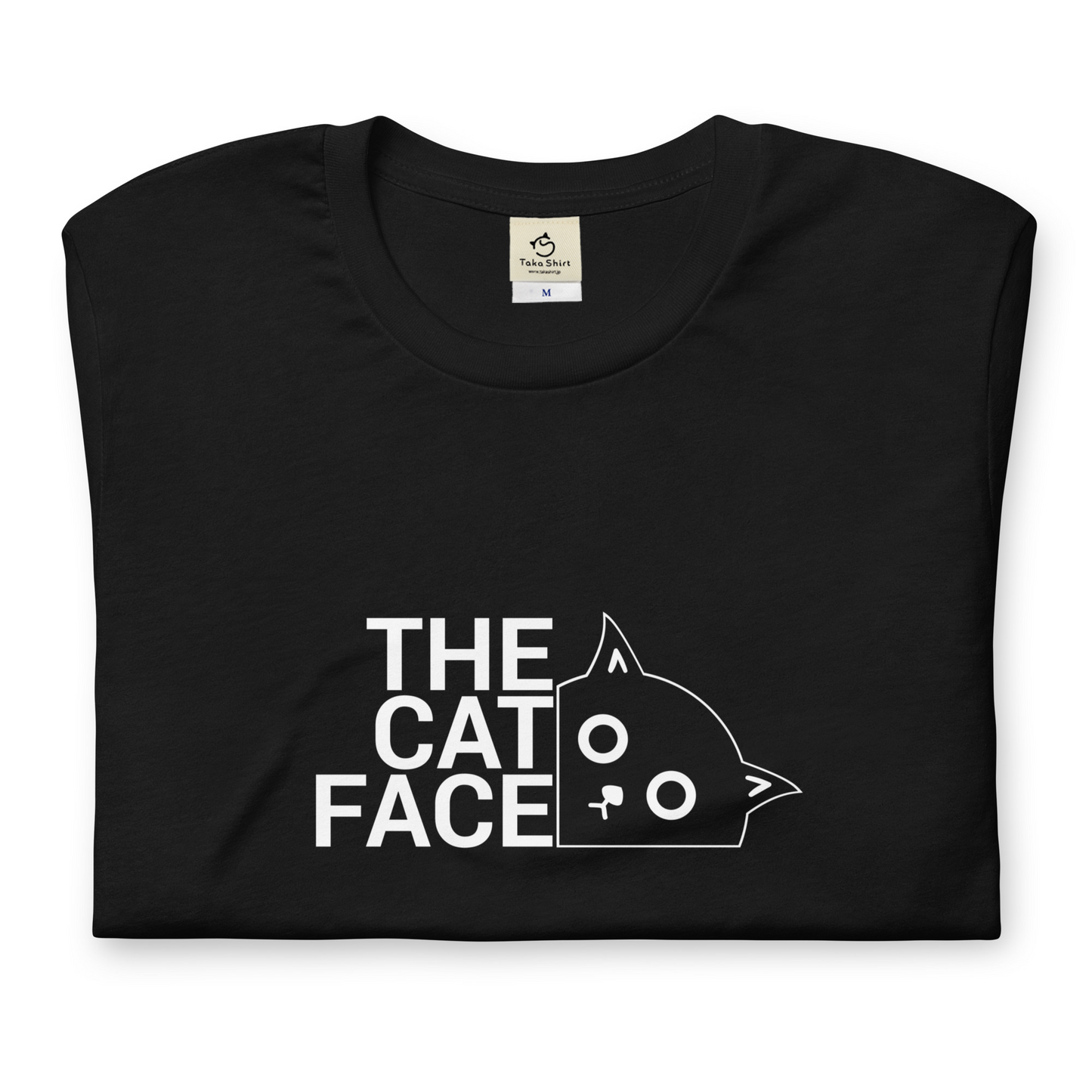 猫tシャツ ねこ 猫イラスト THE CAT FACE|アダルト&キッズサイズ.
