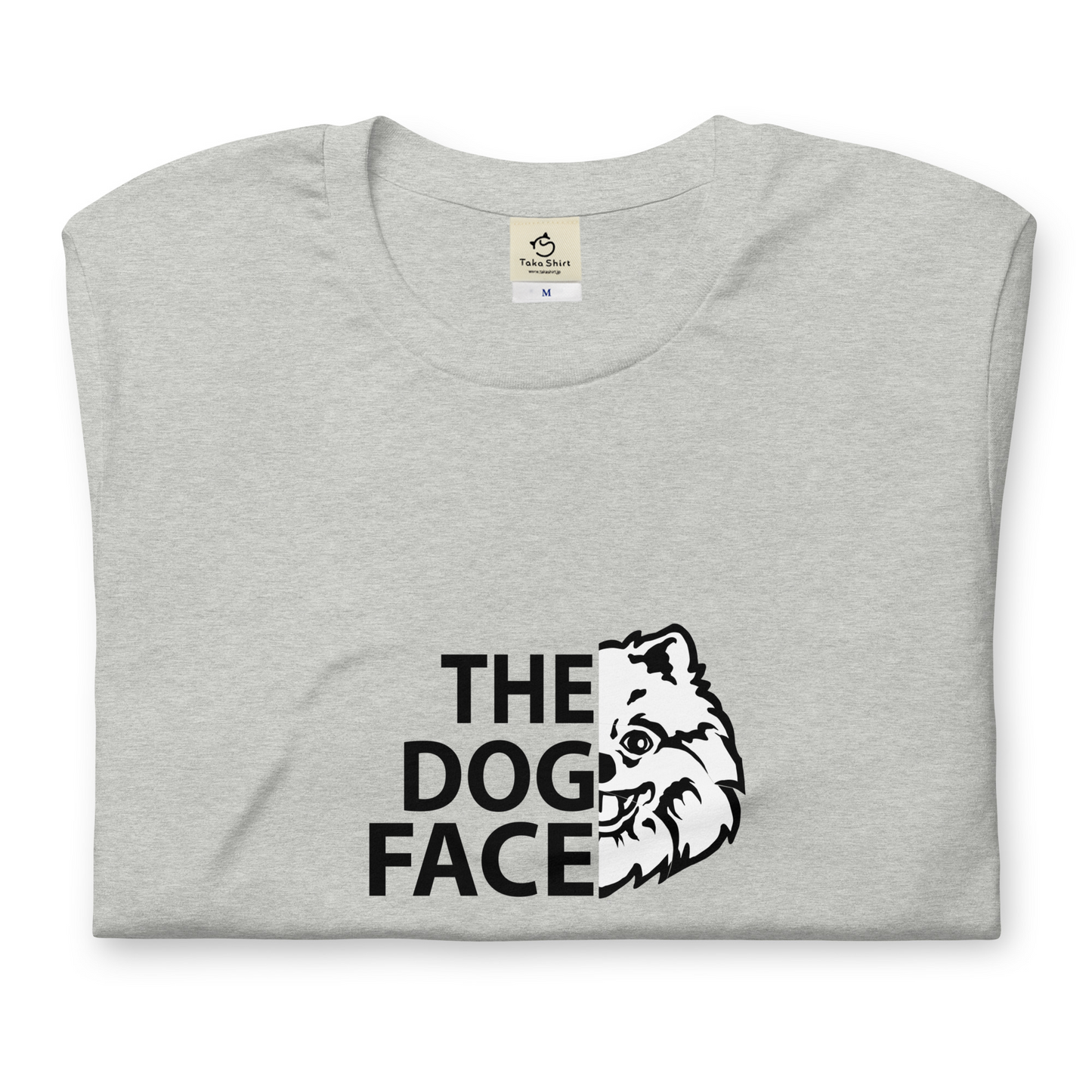 犬 tシャツ 犬イラスト ポメラニアン THE DOG FACE|アダルト&キッズサイズ.