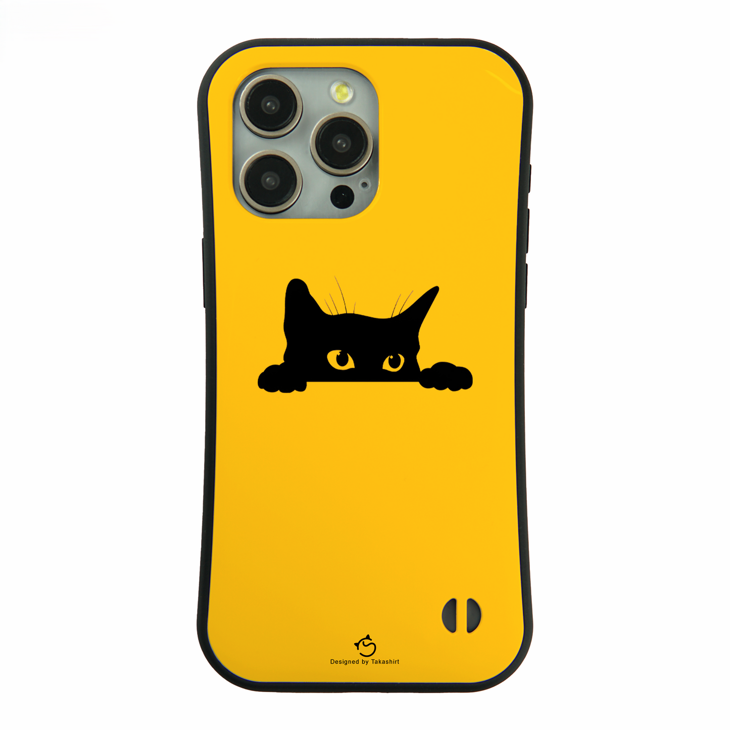 ケース ねこ 猫イラスト 可愛い黒い猫 2 スマホ ケース iPhone8, SE2, SE3 ~ ケース iPhone16シリーズ