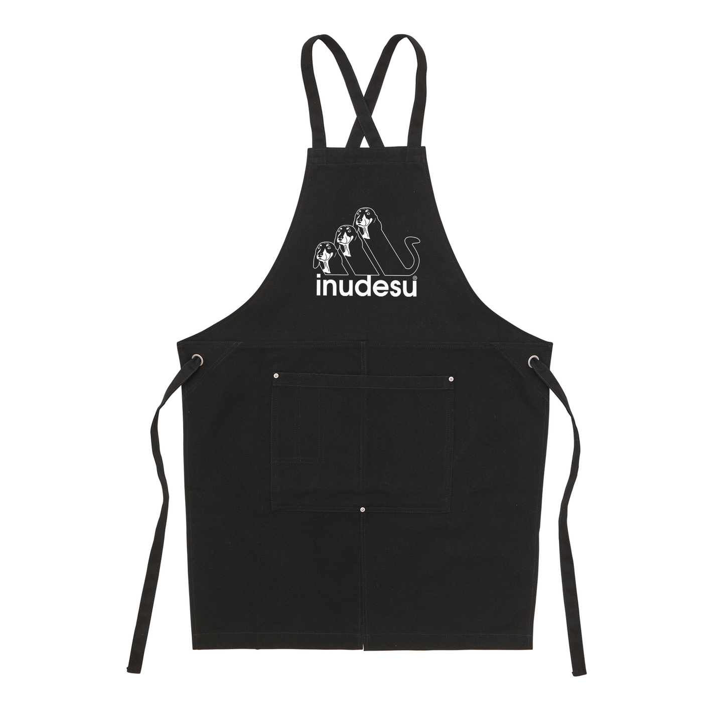 犬エフロン ツイル エプロンいぬ 犬イラスト ダックス フンド INUDESU