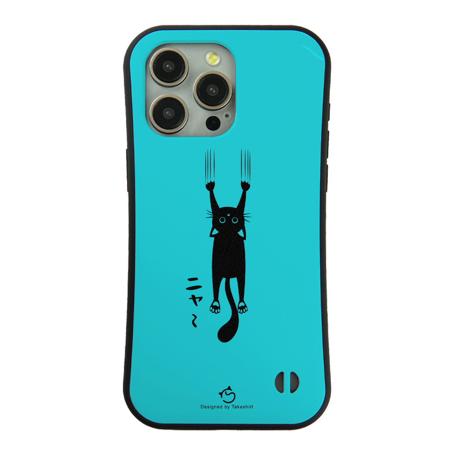 ケース ねこ 猫イラスト 引っ掻く猫 2 スマホ ケース iPhone8, SE2, SE3 ~ ケース iPhone16シリーズ