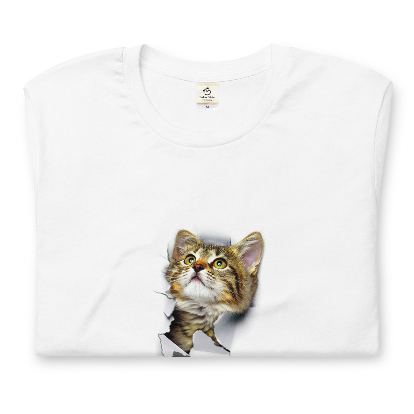 猫tシャツ ねこ 猫イラスト3D CAT 9 可愛い|アダルト&キッズサイズ.