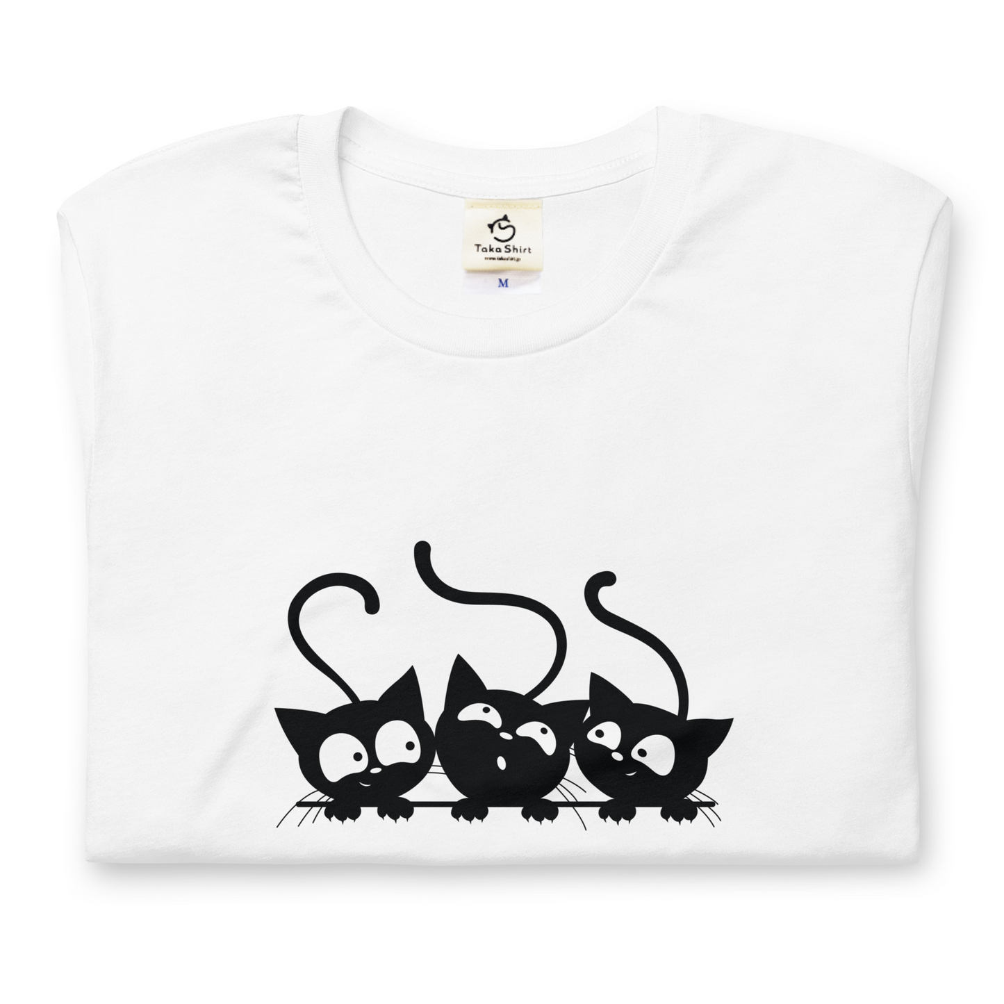 猫tシャツ ねこ 猫イラスト かわいいねこイラスト猫|アダルト&キッズサイズ.