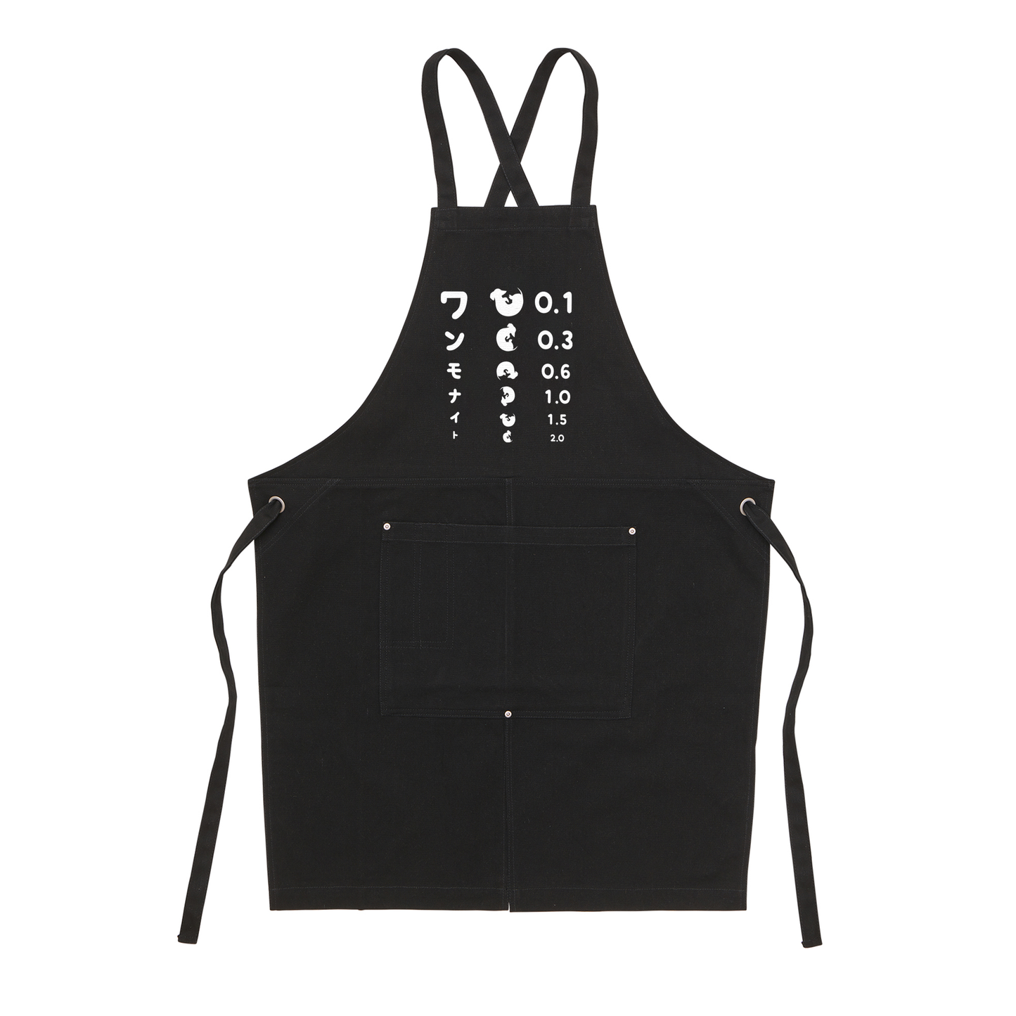 犬エフロン ツイル エプロンいぬ 犬イラスト ワンモナイト