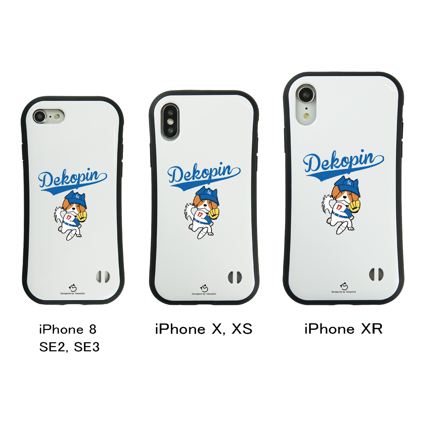 デコピン ケース いぬ 犬 コーイケルホンディエイラスト Dekopin スマホ ケース iPhone8, SE2, SE3 ~ ケース iPhone16セリア