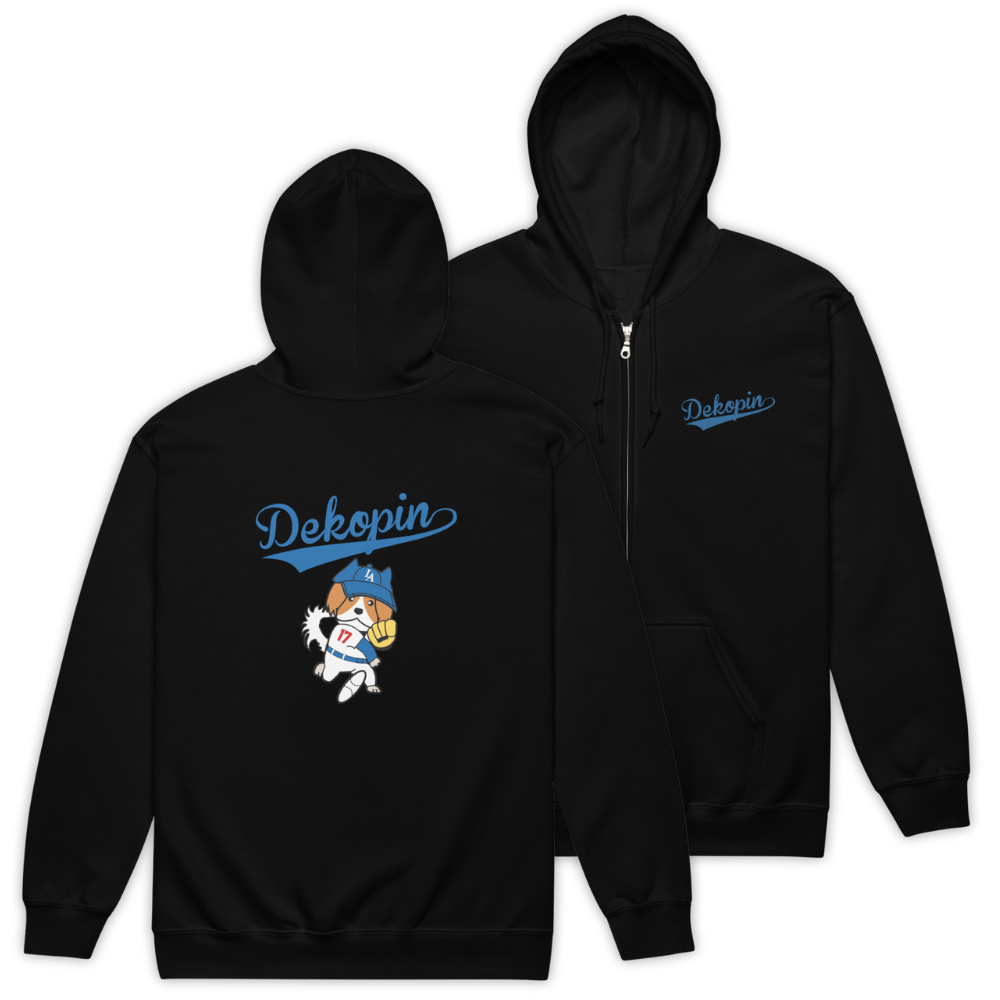 デコピン 犬フルジップ パーカ いぬ コーイケルホンディエ Dekopin.