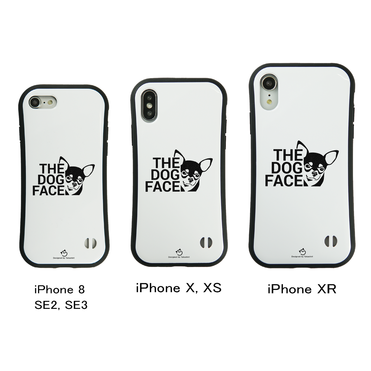 ケース いぬ 犬 イラスト チワワ THE DOG FACE スマホ ケース iPhone8, SE2, SE3 ~ ケース iPhone16シリーズ