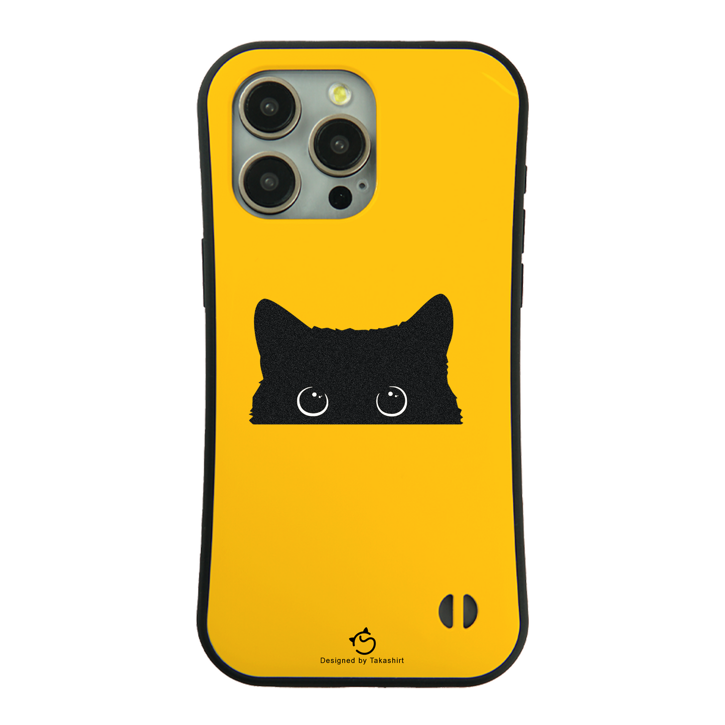 ケース ねこ 猫イラスト 可愛い黒い猫 スマホ ケース iPhone8, SE2, SE3 ~ ケース iPhone16シリーズ