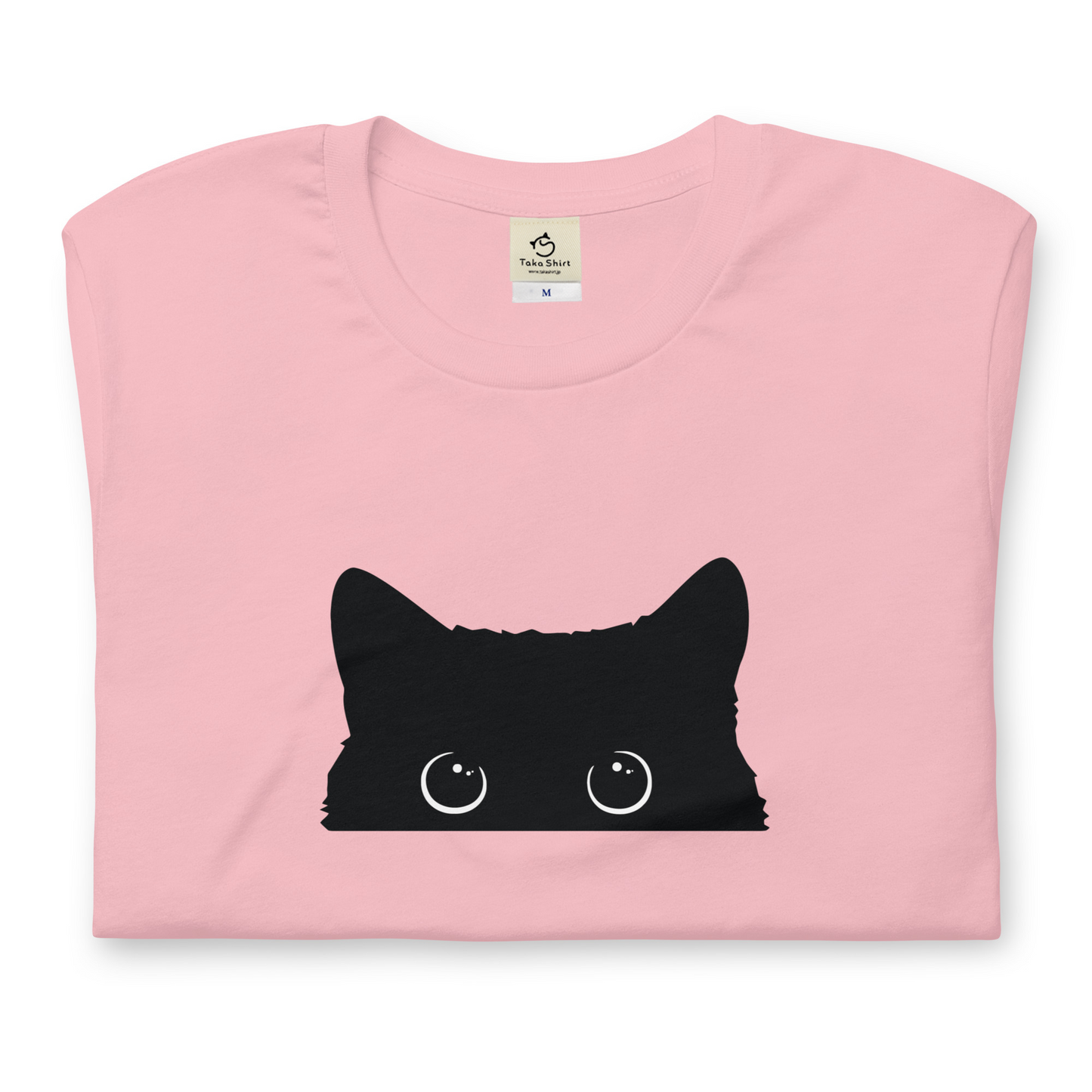猫tシャツ ねこ 猫イラスト 可愛い黒い猫|アダルト&キッズサイズ.