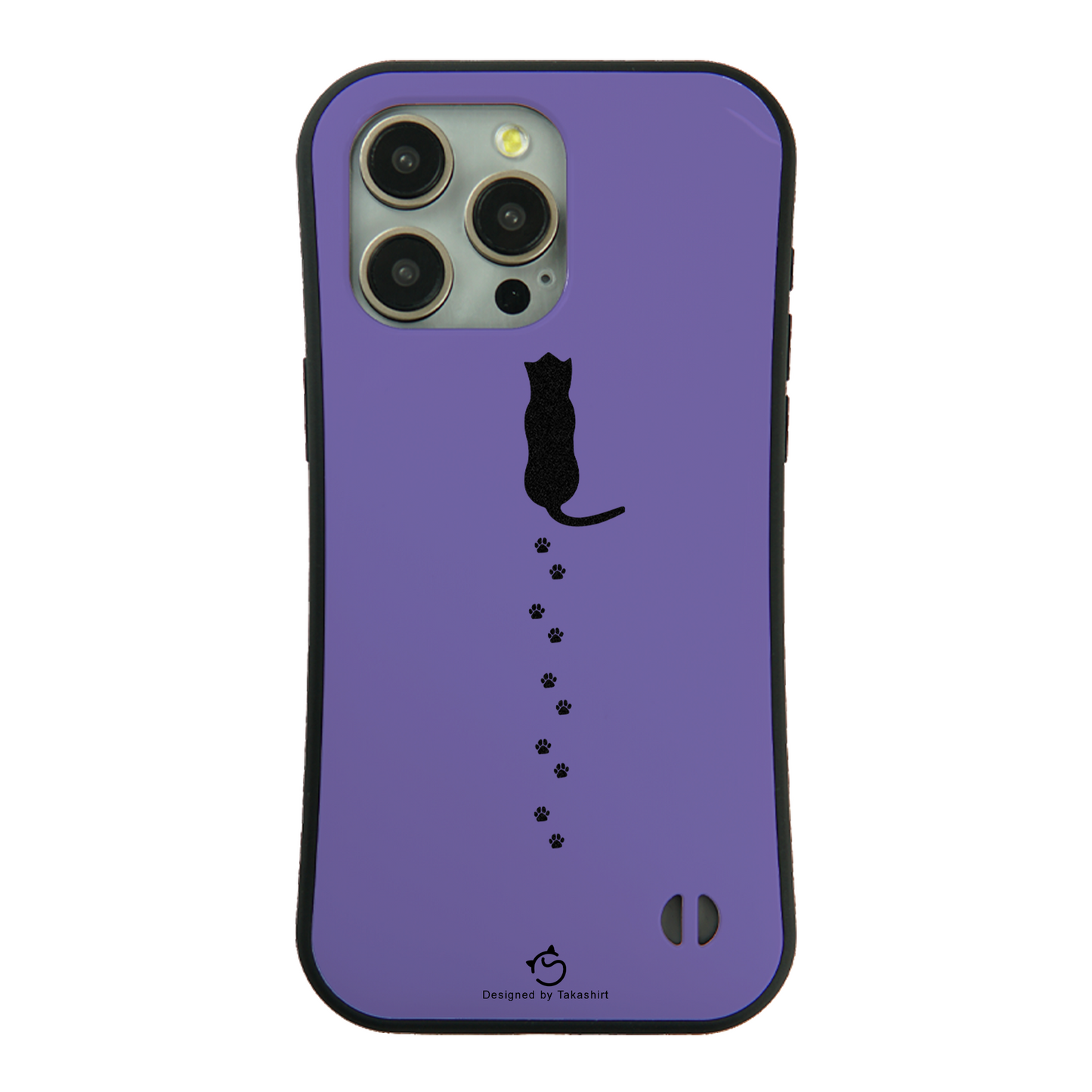 ケース ねこ 猫イラスト猫の足跡 スマホ ケース iPhone8, SE2, SE3 ~ ケース iPhone16シリーズ