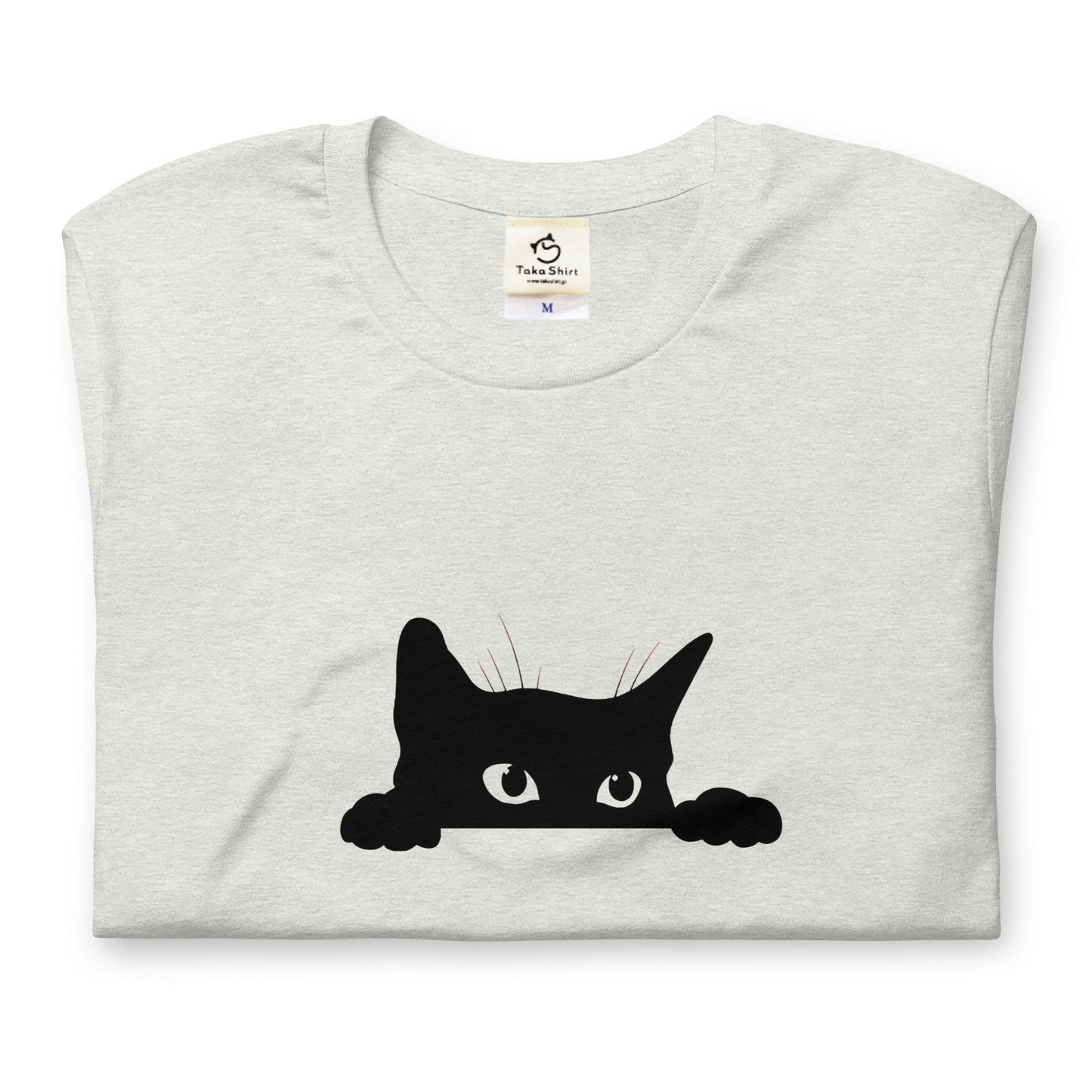 猫tシャツ ねこ 可愛い猫イラスト 黒猫|アダルト&キッズサイズ.