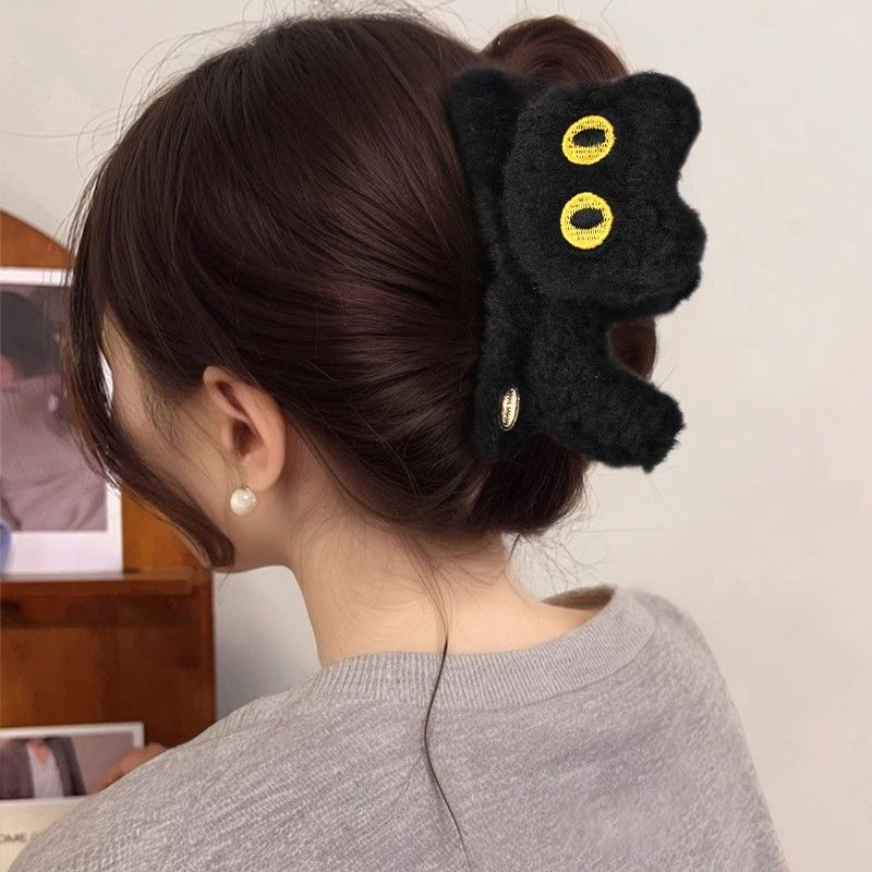 猫ヘアクリップ クリスマス猫爪とぎクリップ 猫 べっ甲 女の子 (割引クーポン対象外).